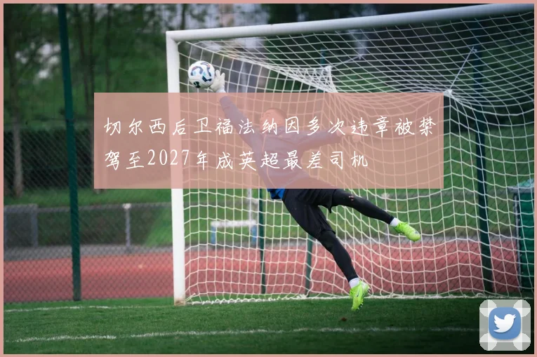 切尔西后卫福法纳因多次违章被禁驾至2027年成英超最差司机